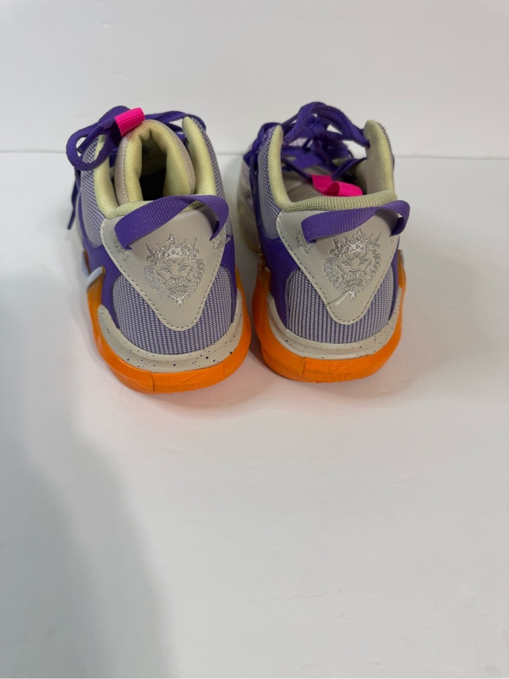 Nike Kids Purple, Orange & Hot Pink Athletic Sneakers - Picture 4 of 8